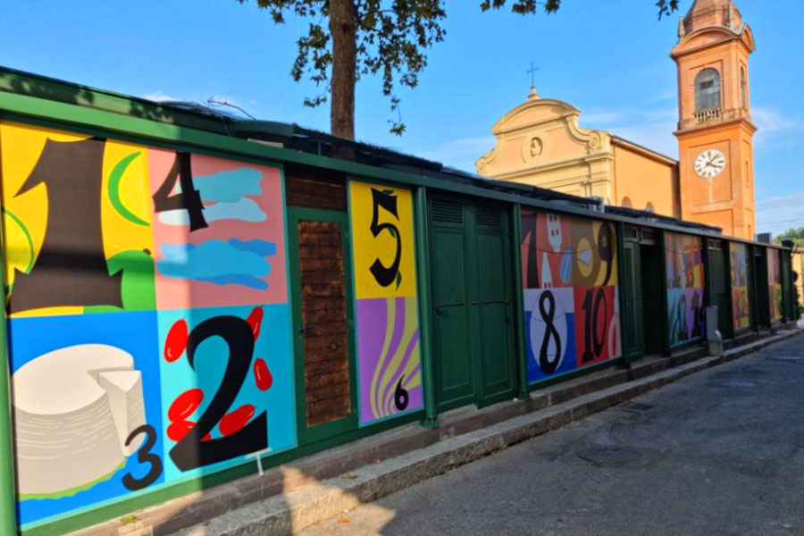 SAYERLACK E L’ARTE AL MERCATO RIONALE DI SAN RUFFILLO, A BOLOGNA